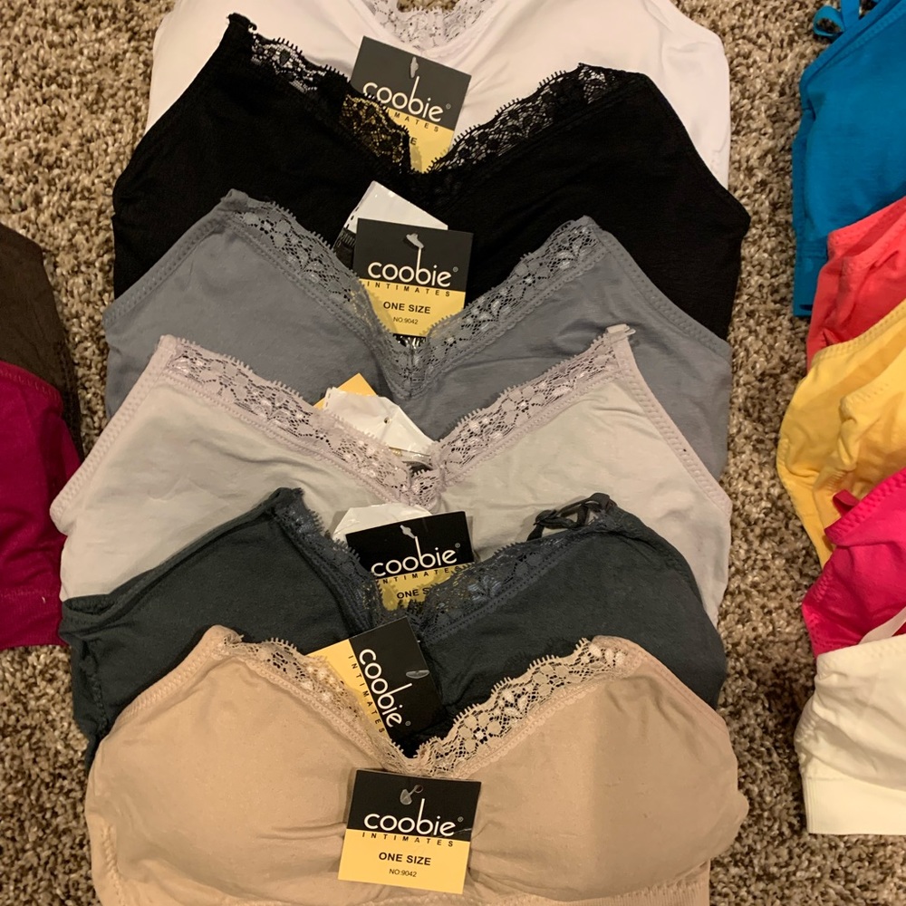 Lace V-Neck Coobie Bras-the most comfortable bra ever!
